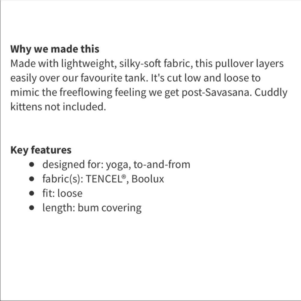 Lululemon Unity Pullover - Picture 2 of 8